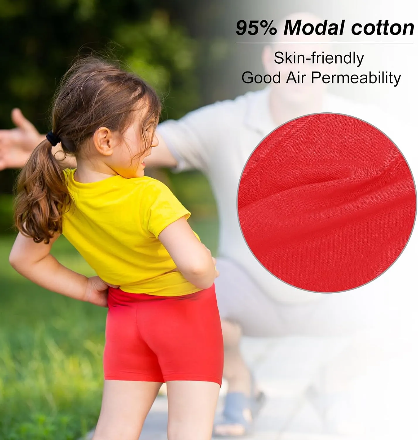 15 Pack Girls Dance Shorts, Bike Shorts for Toddlers, Biker Cartwheel Under Dress Multicolor Girls Clothes
