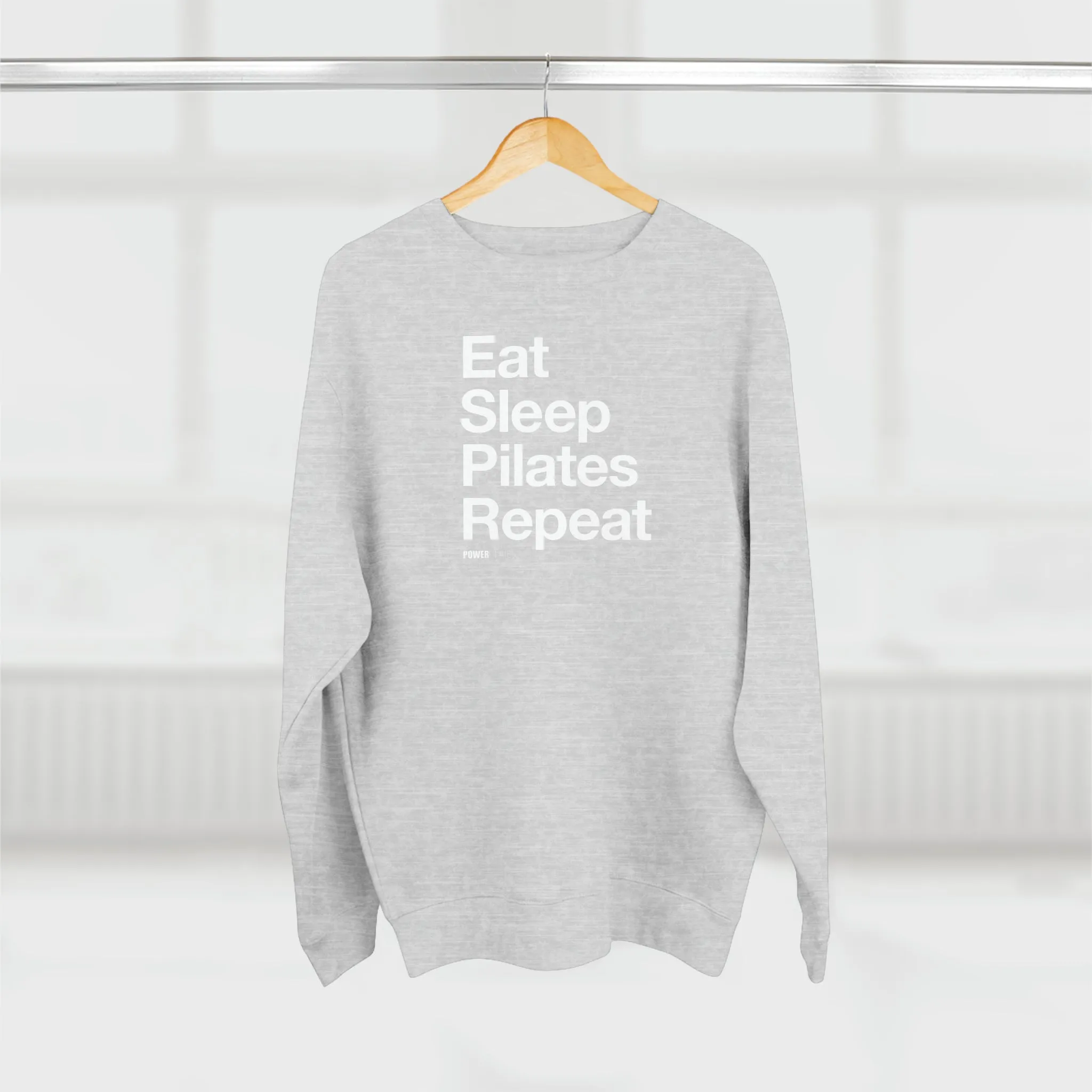 Eat. Sleep. Pilates. Repeat. Crewneck Sweatshirt