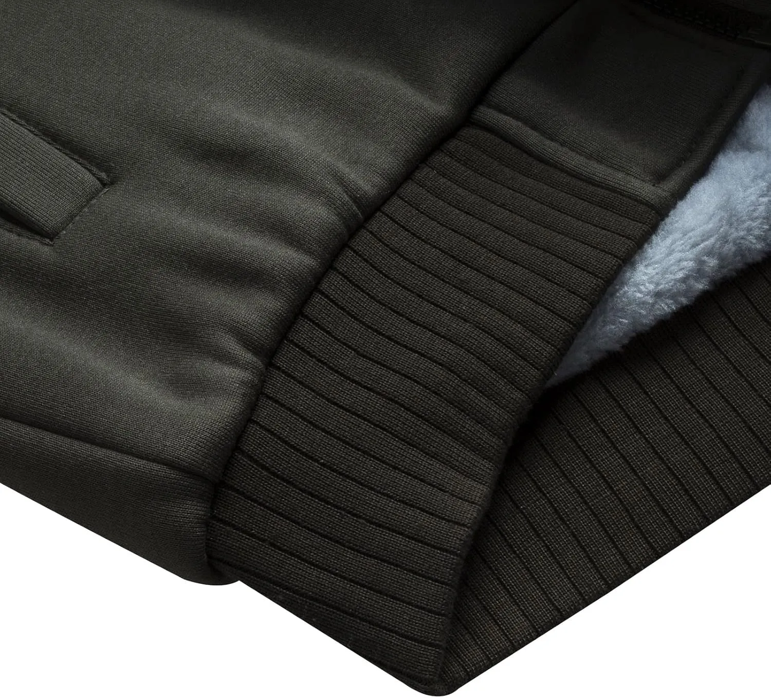 FOURSTEEDS Hooded Faux Fleece Lining Jacket for Women Winter Sherpa Lined Thick Warm Thermal Hoodies Coat