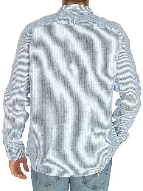 GUESS LS NAUTICAL STRIPE LINEN
