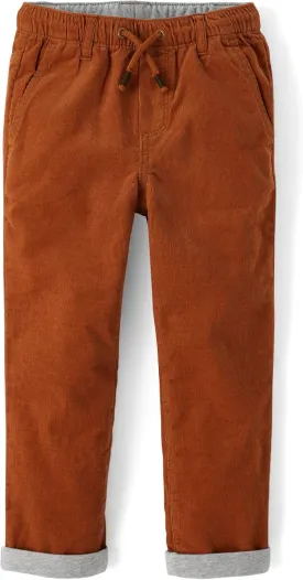 Gymboree Boys' and Toddler Pull on Corduroy Roll Cuff Pants