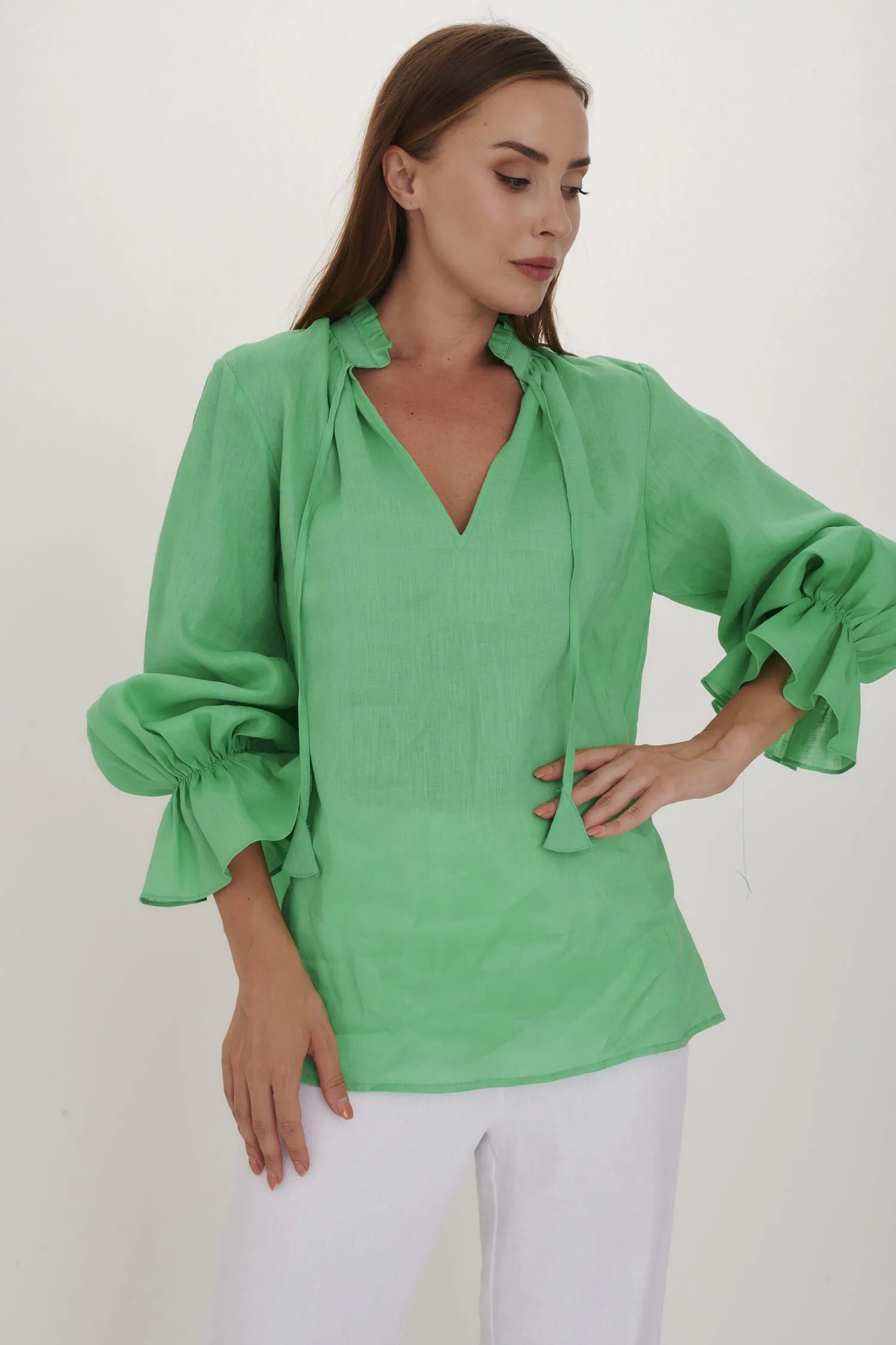 Ingrid Linen Top