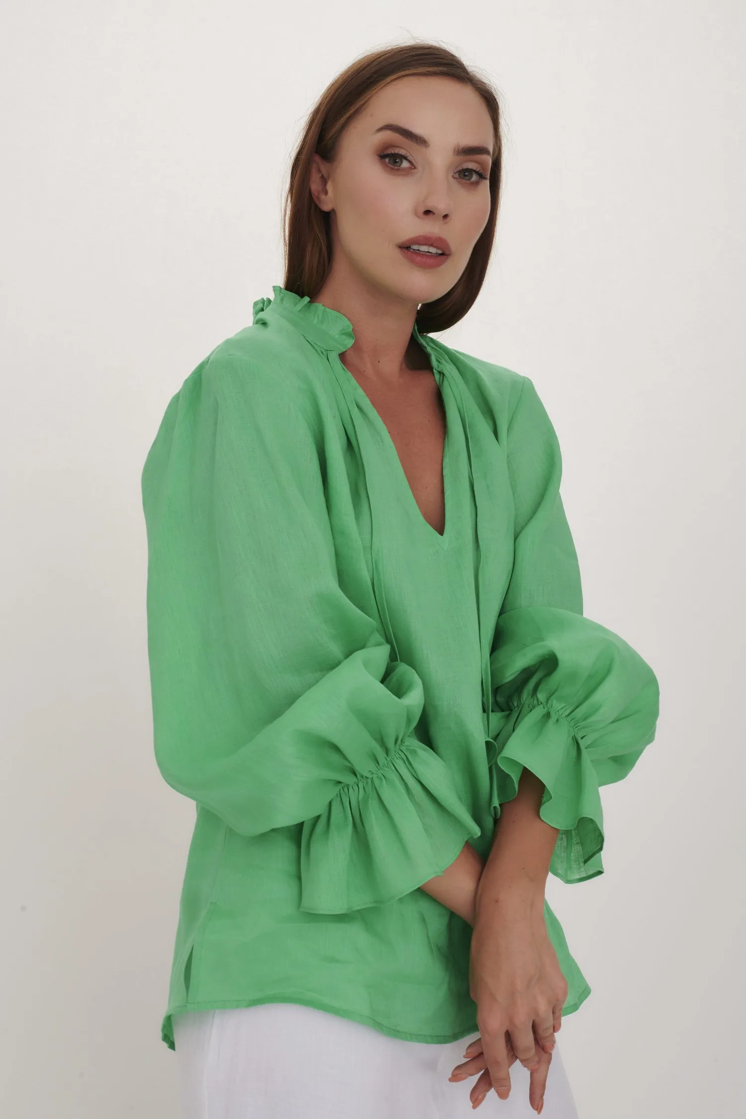 Ingrid Linen Top