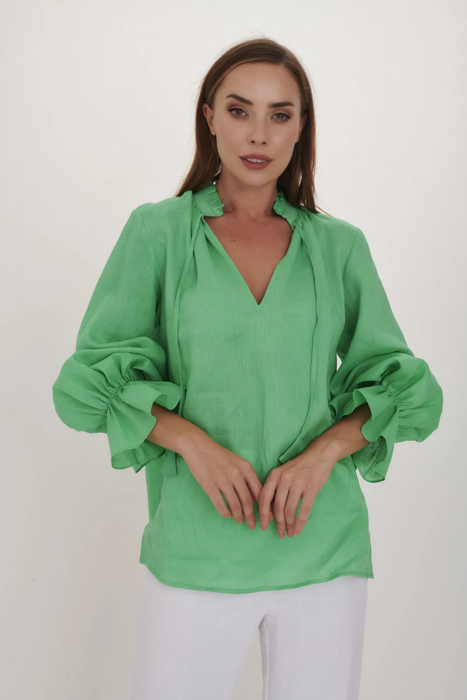 Ingrid Linen Top