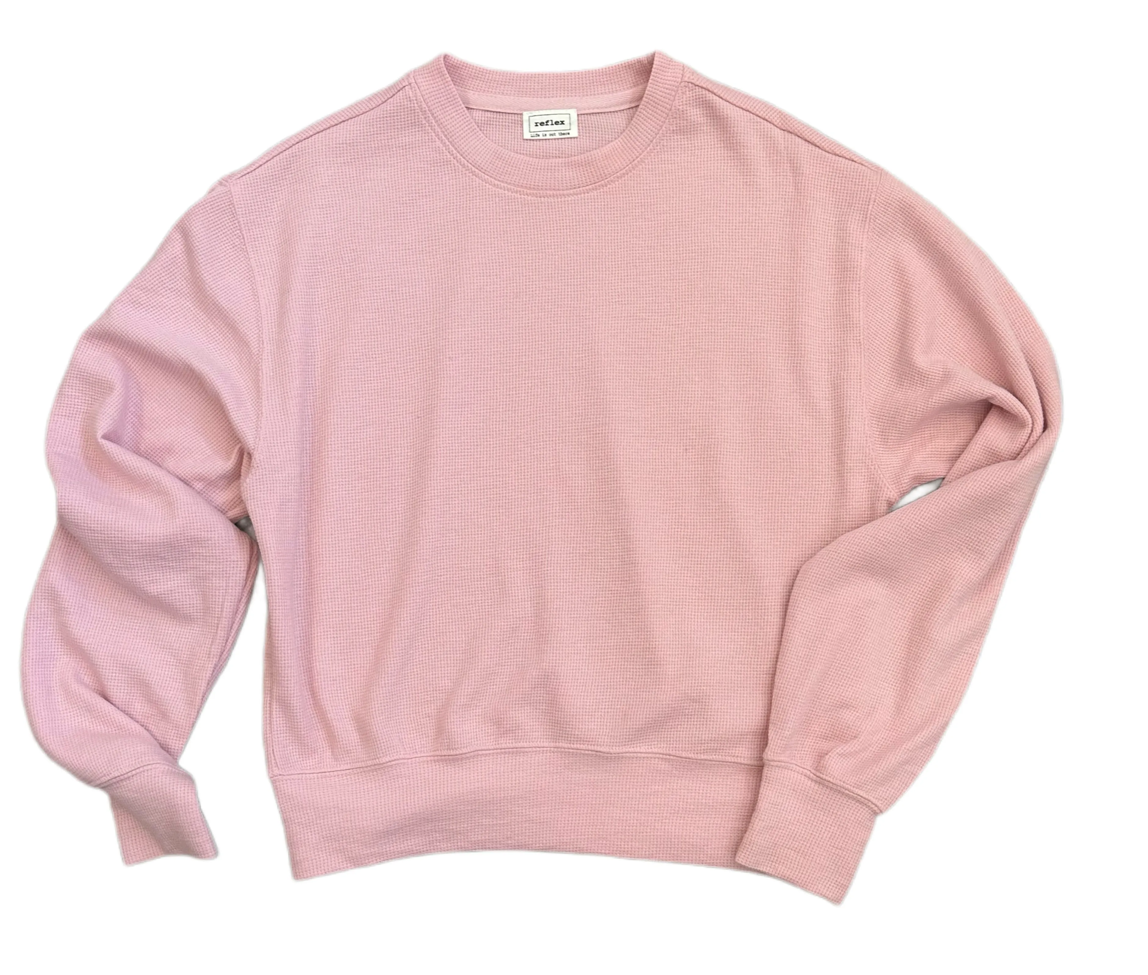 Pink Waffle Short Set