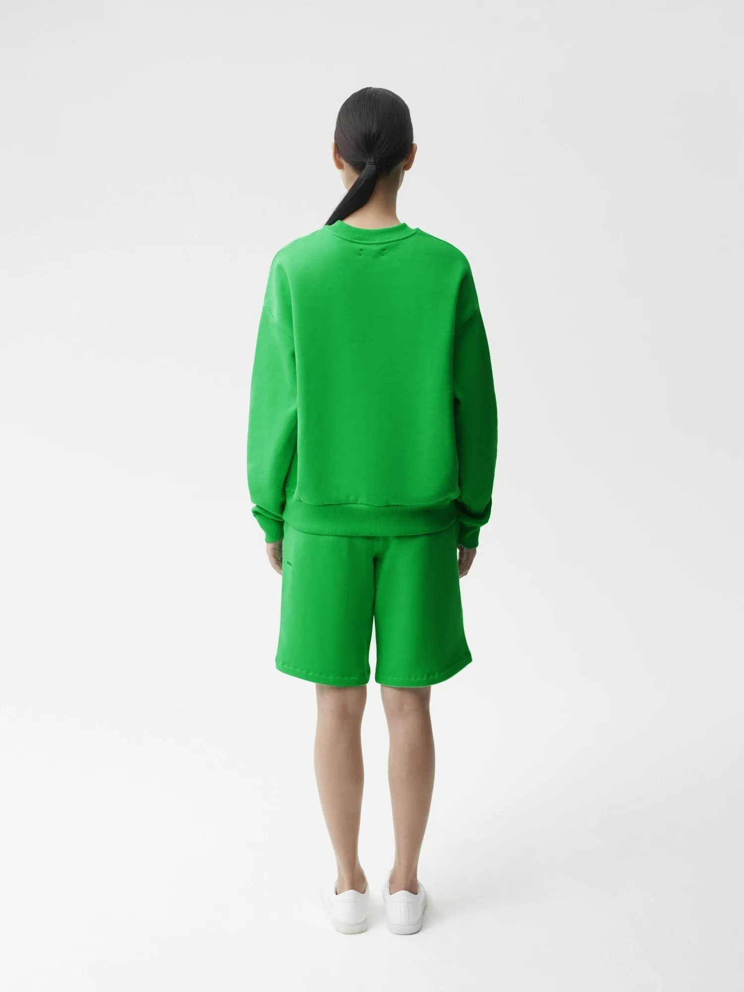Signature Long Shorts—jade green