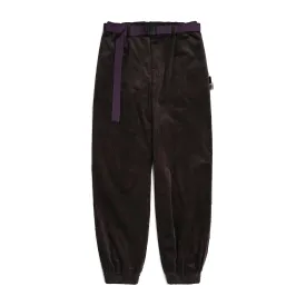 Stretch Corduroy Shirring Pants GRAY