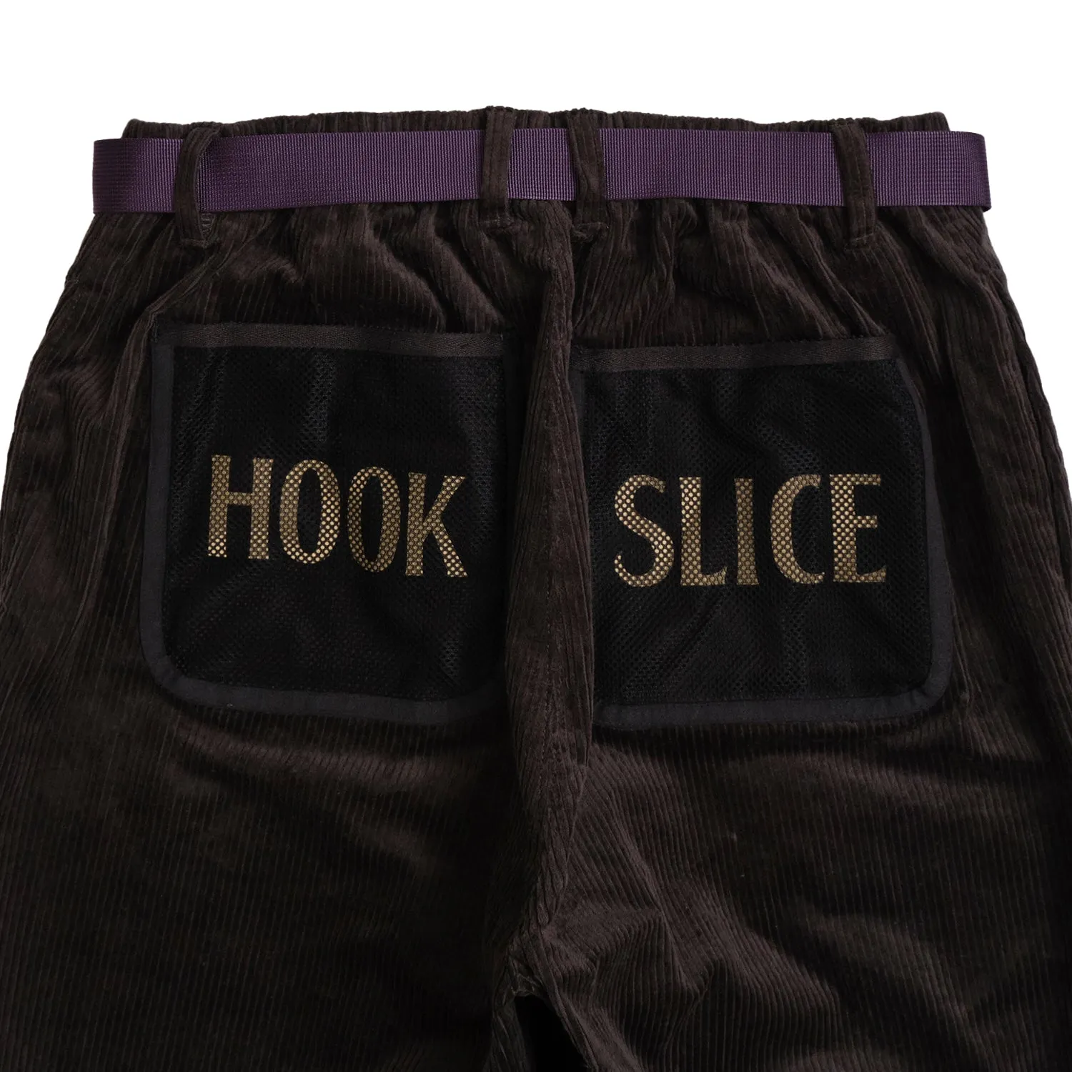 Stretch Corduroy Shirring Pants GRAY