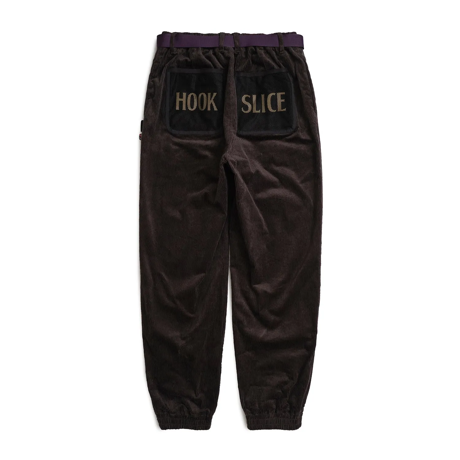 Stretch Corduroy Shirring Pants GRAY