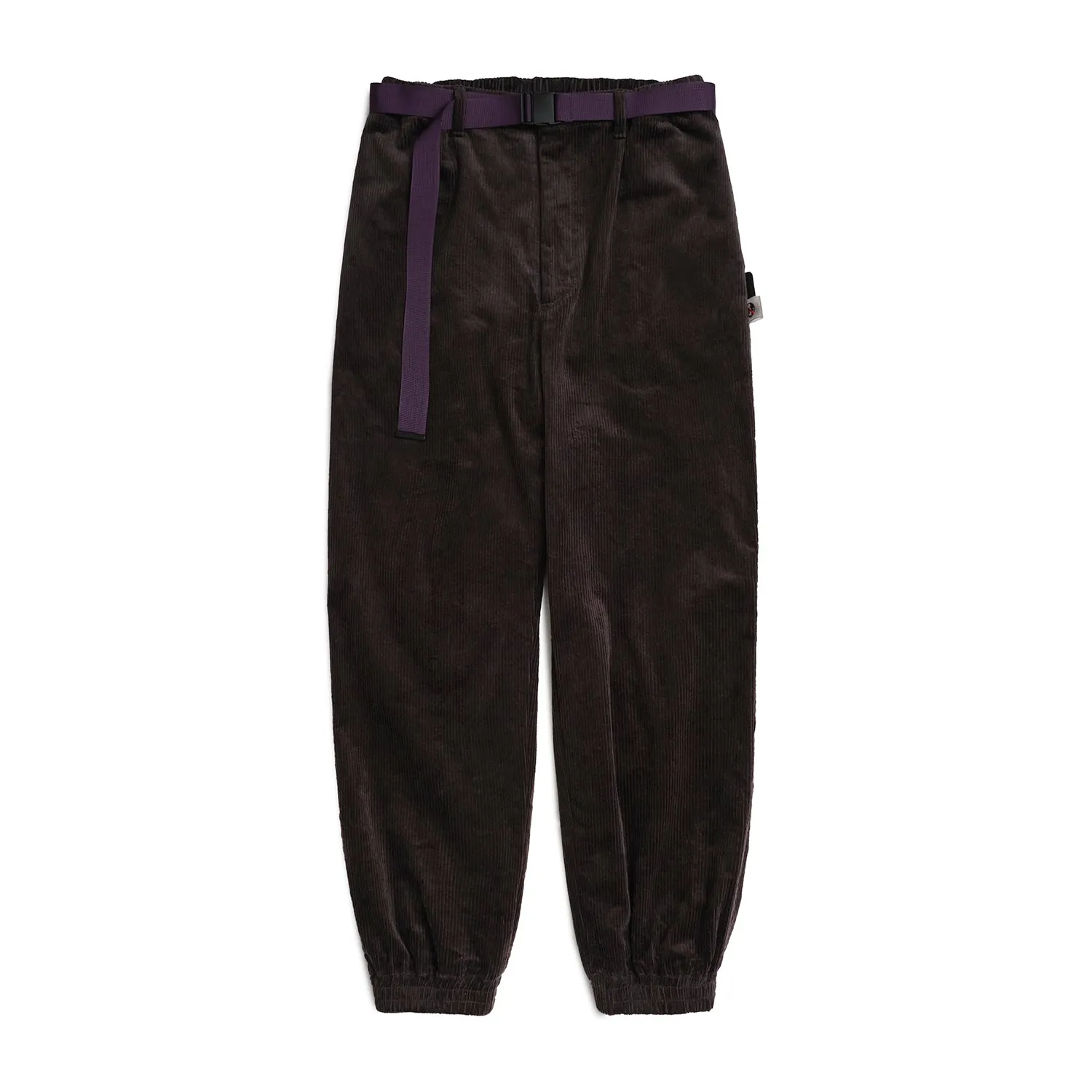 Stretch Corduroy Shirring Pants GRAY